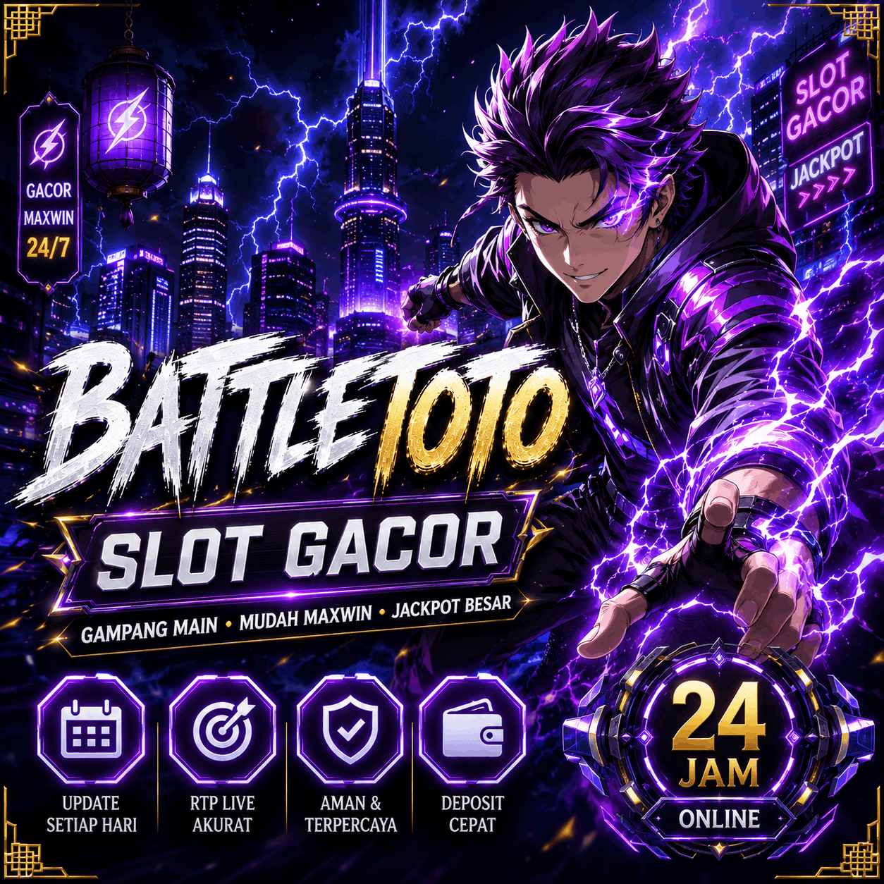 BATTLETOTO️Link Depo Situs Slot Online Hari Ini Dengan QRIS Praktis by Hey siriusly